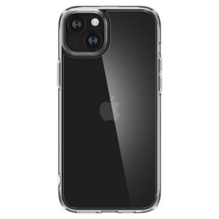 Spigen Ultra Hybrid iPhone 15 ütésálló szilikon hátlap tok - átlátszó