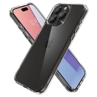 Spigen Ultra Hybrid iPhone 15 Pro ütésálló szilikon hátlap tok - átlátszó