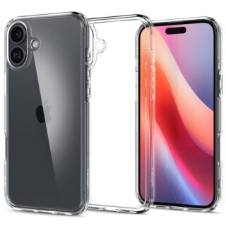Spigen Ultra Hybrid iPhone 16 ütésálló kemény hátlap tok - átlátszó
