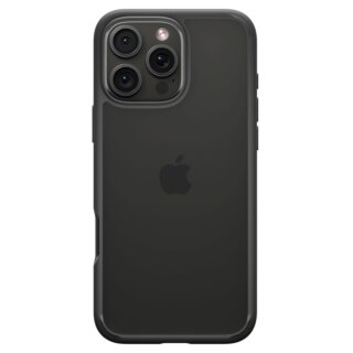 Spigen Ultra Hybrid iPhone 16 Pro Max ütésálló kemény hátlap tok - fekete/átlátszó