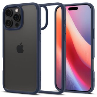 Spigen Ultra Hybrid iPhone 16 Pro Max ütésálló kemény hátlap tok - kék