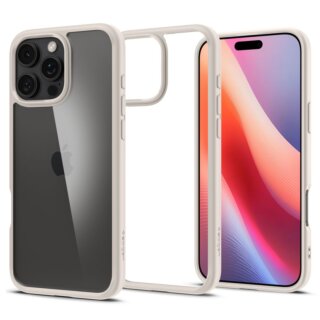 Spigen Ultra Hybrid iPhone 16 Pro ütésálló kemény hátlap tok - titán