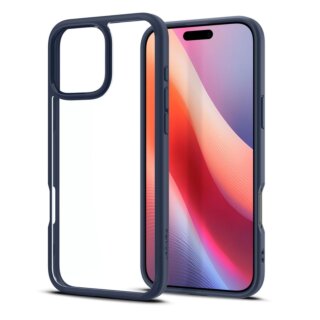 Spigen Ultra Hybrid iPhone 16 Pro ütésálló kemény hátlap tok - kék