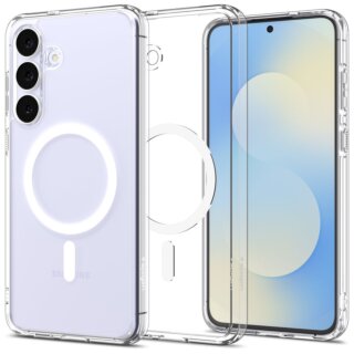 Spigen Ultra Hybrid MagSafe Samsung Galaxy S25 FE kemény hátlap tok - átlátszó/fehér