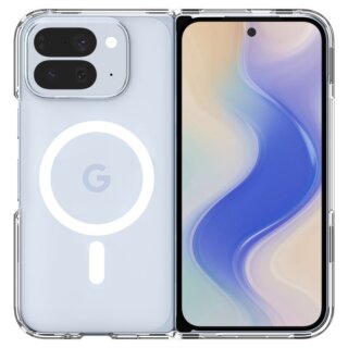 Spigen Ultra Hybrid MagSafe Google Pixel 10 Pro Fold ütésálló kemény hátlap tok - fehér/átlátszó