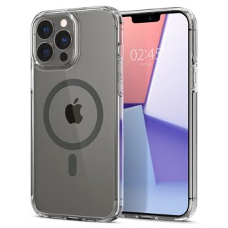 Spigen Ultra Hybrid MagSafe iPhone 13 Pro Max ütésálló hátlap tok - átlátszó/grafit