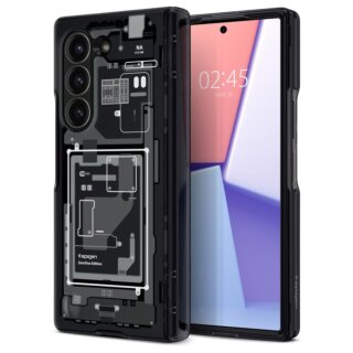 Spigen Ultra Hybrid Pro Samsung Galaxy Z Fold 6 kemény hátlap tok kitámasztóval - mintás/fekete