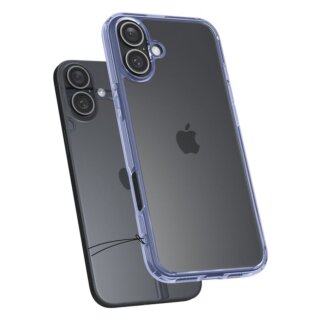 Spigen Ultra Hybrid iPhone 16 ütésálló szilikon hátlap tok - kék