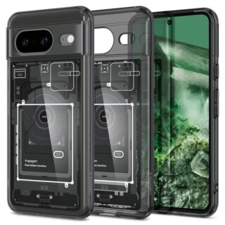 Spigen Ultra Hybrid Google Pixel 8 kemény hátlap tok - fekete/zero one