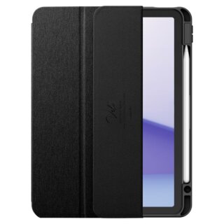 Spigen Urban Fit iPad Air 11" M3/M2 (2025/2024) szövet borítású kinyitható tok - fekete