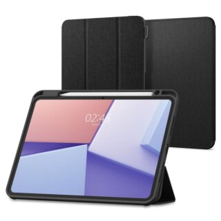 Spigen Urban Fit iPad Pro 11” (2024) szövet borítású kinyitható tok - fekete