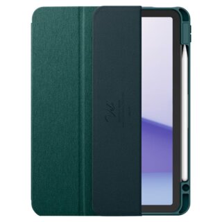 Spigen Urban Fit iPad Air 11" M3/M2 (2025/2024) szövet borítású kinyitható tok - zöld