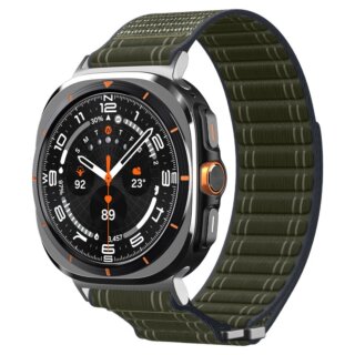 Spigen WBF0 Samsung Galaxy Watch Ultra 47mm (2025/2024) tépőzáras szíj - zöld