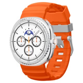 Spigen WBS2 Samsung Galaxy Watch 8 / Classic 46mm / 44mm / 40mm szilikon szíj - narancssárga