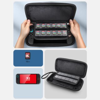 Supcase Carrying Mini Nintendo Switch 2 ütésálló kemény tok - fekete