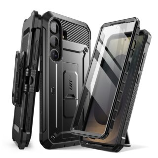 Supcase Unicorn Beetle Pro Samsung Galaxy S25 FE ütésálló kemény tok + előlap - fekete