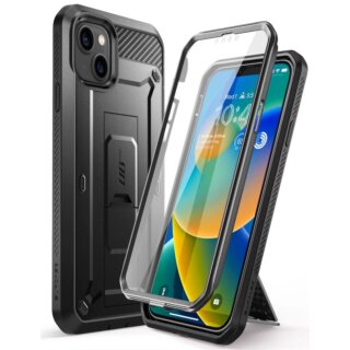 Supcase Unicorn Beetle Pro iPhone 14 / 13 ütésálló hátlap tok előlappal - fekete