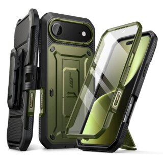 Supcase UB Pro iPhone Air ütésálló kemény tok + kijelzővédővel - zöld