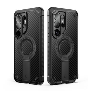 Supcase Unicorn Beetle Pro MagSafe Samsung Galaxy S26 Ultra ütésálló kemény tok kitámasztóval + előlap - aramid