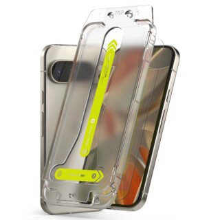 Ringke Easy Slide Google Pixel 9 / 9 Pro teljes kijelzővédő üvegfólia felhelyező applikátorral - 2db