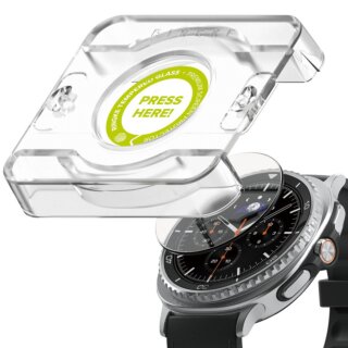 Ringke Pro Samsung Galaxy Watch 8 46mm kijelzővédő üvegfólia felhelyező applikátorral - 2db