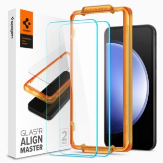 Spigen GLAS.tR Align Master Samsung Galaxy S23 FE kijelzővédő üveg felhelyező kerettel - 2db