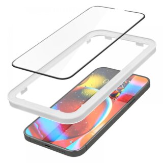 Spigen GLAS.tR AlignMaster Full Cover iPhone 13 Pro Max teljes kijelzővédő üvegfólia + felhelyező - 2db