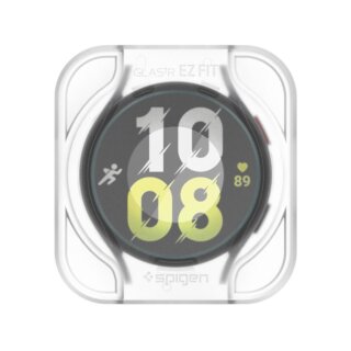 Spigen Glas.tR Ez-Fit Samsung Galaxy Watch 6 (44mm) kijelzővédő üvegfólia - 2db - átlátszó