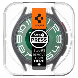 Spigen GLAS.tR EZ-Fit Samsung Galaxy Watch 6 Classic (47mm) kijelzővédő üvegfólia - 2db