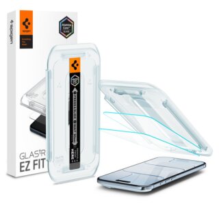 Spigen Glas.tR EZ Fit iPhone Air kijelzővédő üvegfólia felhelyező applikátorral - 2db
