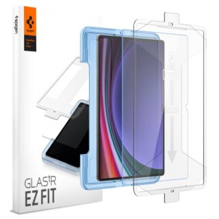 Spigen GLAS.tR EZ Fit Samsung Galaxy Tab S9 Ultra 14,6" X910 / X916B kijelzővédő üvegfólia felhelyezőkerettel
