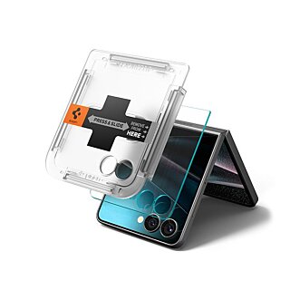 Spigen Glas.tR EZ Fit HD Samsung Galaxy Z Flip 7 kijelzővédő üvegfólia felhelyező applikátorral
