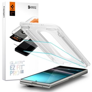 Spigen Glas.tR EZ Fit Pro HD Samsung Galaxy Z Fold 7 hibrid kijelzővédő üvegfólia felhelyező applikátorral - 2db