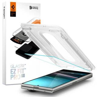 Spigen Glas.tR EZ Fit Pro HD Samsung Galaxy Z Fold 7 hibrid kijelzővédő üvegfólia felhelyező applikátorral