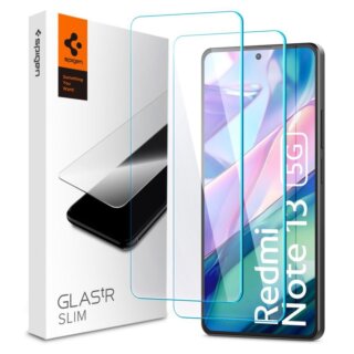 Spigen Glas.tR Slim Xiaomi Redmi Note 13 5G kijelzővédő üvegfólia - 2db