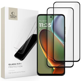 iKi Glass Fit Motorola Moto G15 / G15 Power / G05 / E15 teljes kijelzővédő üvegfólia - 2db