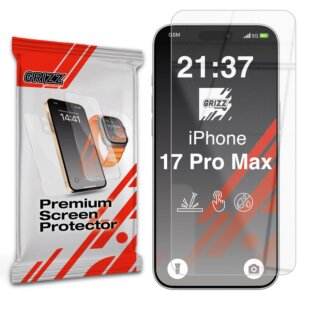 GrizzGlass HybridGlass iPhone 17 Pro Max hibrid kijelzővédő üvegfólia
