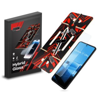 GrizzGlass HybridGlass Easy Asus Zenfone 11 Ultra hibrid kijelzővédő üvegfólia felhelyező applikátorral