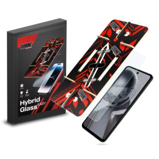 GrizzGlass HybridGlass Easy HMD Pulse Pro hibrid kijelzővédő üvegfólia felhelyező applikátorral