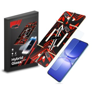 GrizzGlass HybridGlass Easy Huawei Nova 12s hibrid kijelzővédő üvegfólia felhelyező applikátorral