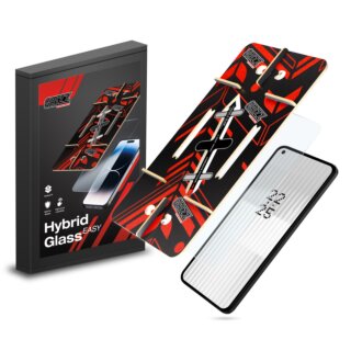 GrizzGlass HybridGlass Easy Nothing Phone 1 hibrid kijelzővédő üvegfólia felhelyező applikátorral