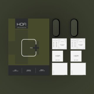 Hofi Hybrid Pro+ Xiaomi Smart Band 9 / 9 NFC teljes kijelzővédő üvegfólia - 2db