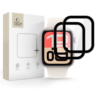 iKi Flass Flex+ Apple Watch 40mm teljes kijelzővédő üvegfólia - 2db