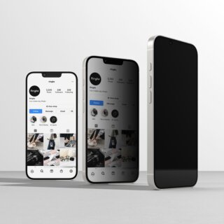 Ringke Easy Slide Privacy iPhone 16e / 14 / 13 / 13 Pro betekintésgátló kijelzővédő üvegfólia felhelyező applikátorral - 2db