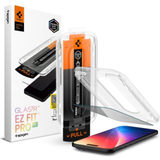 Spigen Glas.tR EZ Fit Pro Privacy iPhone Air betekintésgátló kijelzővédő üvegfólia felhelyező applikátorral