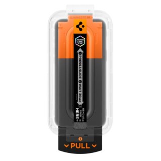 Spigen Glas.tR EZ Fit Pro Privacy iPhone Air betekintésgátló kijelzővédő üvegfólia felhelyező applikátorral