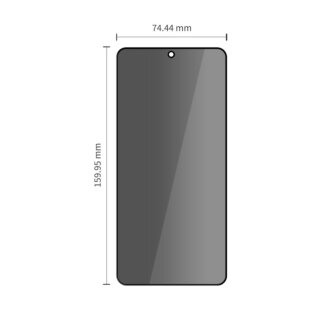 iKi Glass Spy+ Privacy Samsung Galaxy S26 Ultra betekintésgátló kijelzővédő üvegfólia - 2db