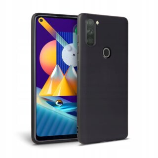 iKi Icon Samsung Galaxy M11 szilikon hátlap tok - fekete