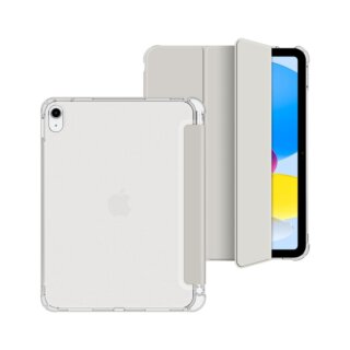 iKi SmartCase Pen Hybrid iPad 11" A16 (2025) / 10,9" (2022) kinyitható tok ceruzatartóval - ezüst