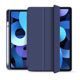 iKi Smartcase Pencil iPad Air 11" M3/M2 (2025/2024) / 10,9" 5 / 4 (2022/2020) oldalra nyíló tok - kék
